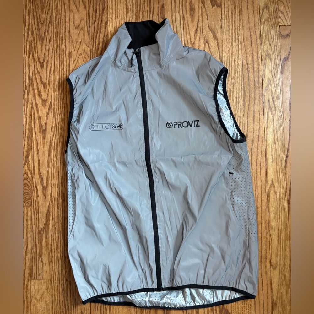 Reflective Silver Cycling Vest - Men